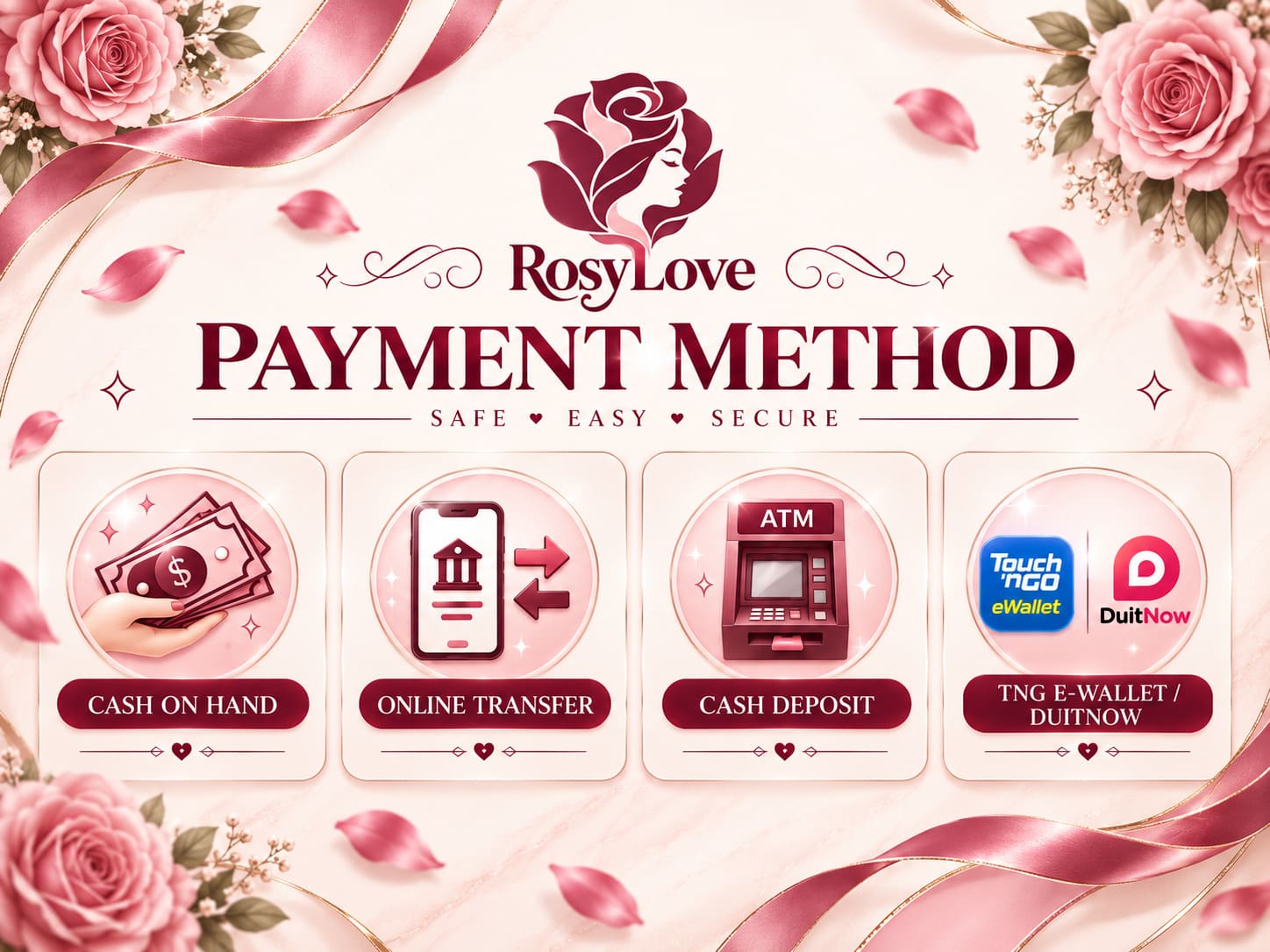 RosyLove Payment Method
